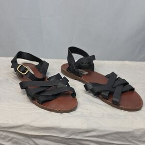 Steve Madden Black Strappy Sandals